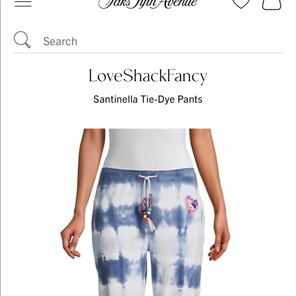 Loveshackfancy Santinella Pant Wave Top